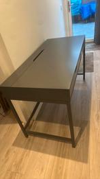 Buro van ikea naam alex 60x132x77 kleur donkergrijs, Huis en Inrichting, Bureaus, Ophalen, Gebruikt