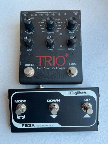 DigiTech TRIO+ (Band creator + looper) met FS3X footswitch. beschikbaar voor biedingen