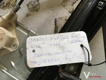 Vw Polo 5 drs 2000  Raammechanisme Linksvoor Handbediend beschikbaar voor biedingen