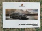 Brochure Porsche Panamera Turbo S Nederlands 2013 nieuw!, Boeken, Porsche, Nieuw, Ophalen of Verzenden, Porsche