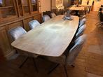 Nieuwe Deens ovale EIKEN eettafel 300x105cm, Ophalen, 100 tot 150 cm, Eikenhout, Ovaal