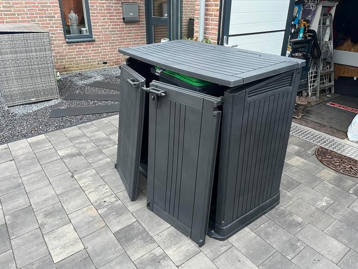 Ketler Kliko Ombouw 120L - Dubbele Containerberging, Tuin en Terras, Bergingen en Tuinkasten, Gebruikt, Containerberging, Kunststof