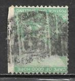 Cape Of Good Hope 1864 1 Shilling wing margin zie scan, Postzegels en Munten, Postzegels | Afrika, Verzenden, Zuid-Afrika, Gestempeld