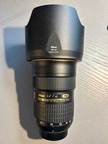 Nikon AF-S Nikkor 24-70mm 1:2.8G ED N beschikbaar voor biedingen