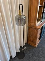 Staande lamp met glazen kap 160cm hoog nu 50,-, Ophalen, Nieuw, 150 tot 200 cm