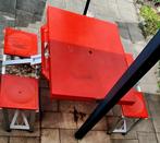 Inklapbare kinder picknick tafel., Tuin en Terras, Ophalen, Aluminium, Zo goed als nieuw, Inklapbaar