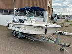 Zeewaardige Bayliner Trophy 1903 met 135 pk en Pega trailer, Watersport en Boten, Vis- en Consoleboten, 70 pk of meer, Benzine