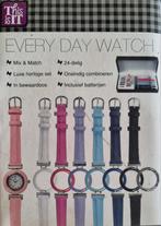 Kinder Horlogeset met verwisselbare bandjes, Sieraden, Tassen en Uiterlijk, Horloges | Dames, Overige merken, Kunststof, Polshorloge