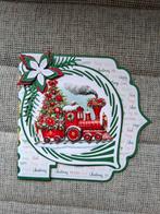 Mooie Kerstkaart met locomotief in de sneeuw no K 25 met env, Hobby en Vrije tijd, Ophalen of Verzenden, Nieuw, Kerst