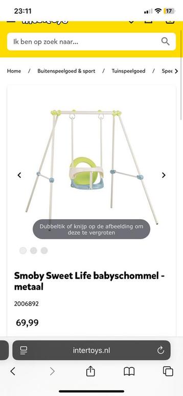 Baby schommel beschikbaar voor biedingen