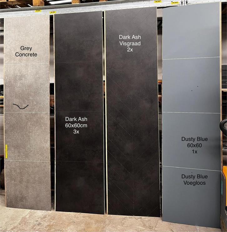 Diverse Fibo wandpanelen 60x240cm, Huis en Inrichting, Badkamer | Complete badkamers, Zo goed als nieuw, Ophalen