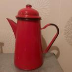 Emaille Koffiekan - Rood, Ophalen of Verzenden, Gebruikt