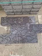Design tegel 15x30x8 mangaan bruin, Ophalen, Zo goed als nieuw, 10 m² of meer, Wandtegels
