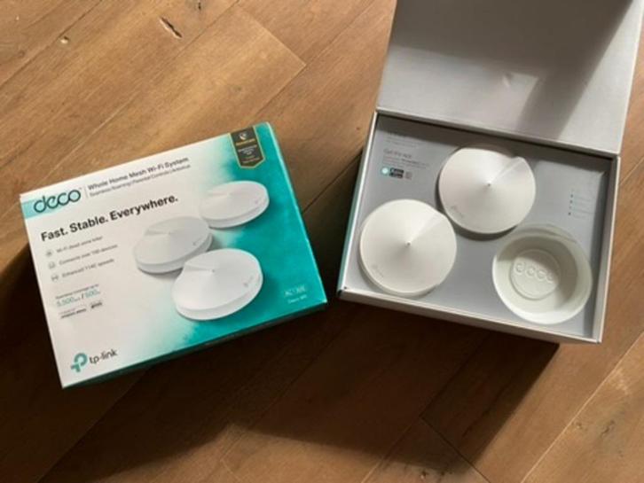TP Link Deco M5 2 stuks, Computers en Software, Routers en Modems, Zo goed als nieuw, Router, Ophalen of Verzenden