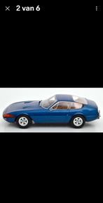 Te koop ferrari 365. Blauw.  1.18, Hobby en Vrije tijd, Modelauto's | 1:18, Ophalen of Verzenden, Zo goed als nieuw