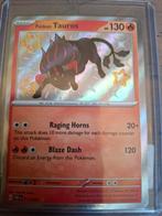 Paldean Tauros - PAF 111/091 - Foil Pokémonkaart, Ophalen of Verzenden, Zo goed als nieuw, Losse kaart, Foil