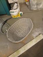 Grijze Houten Mand Ovaal, Ophalen, Gebruikt, Mand, Ovaal