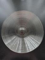 Glazen fruitschaal met ringen, Huis en Inrichting, Woonaccessoires | Schalen en Manden, Schaal, Rond, Ophalen of Verzenden, Glas