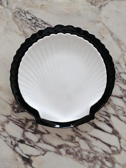 Vintage Arcoroc Schelp serveerschalen, Antiek en Kunst, Antiek | Schalen, Ophalen of Verzenden
