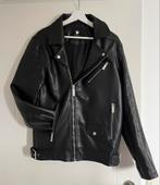 Stijlvol Zwart Leren Bikerjack - Maat M, Ophalen of Verzenden, Nieuw, Maat 48/50 (M), Zwart