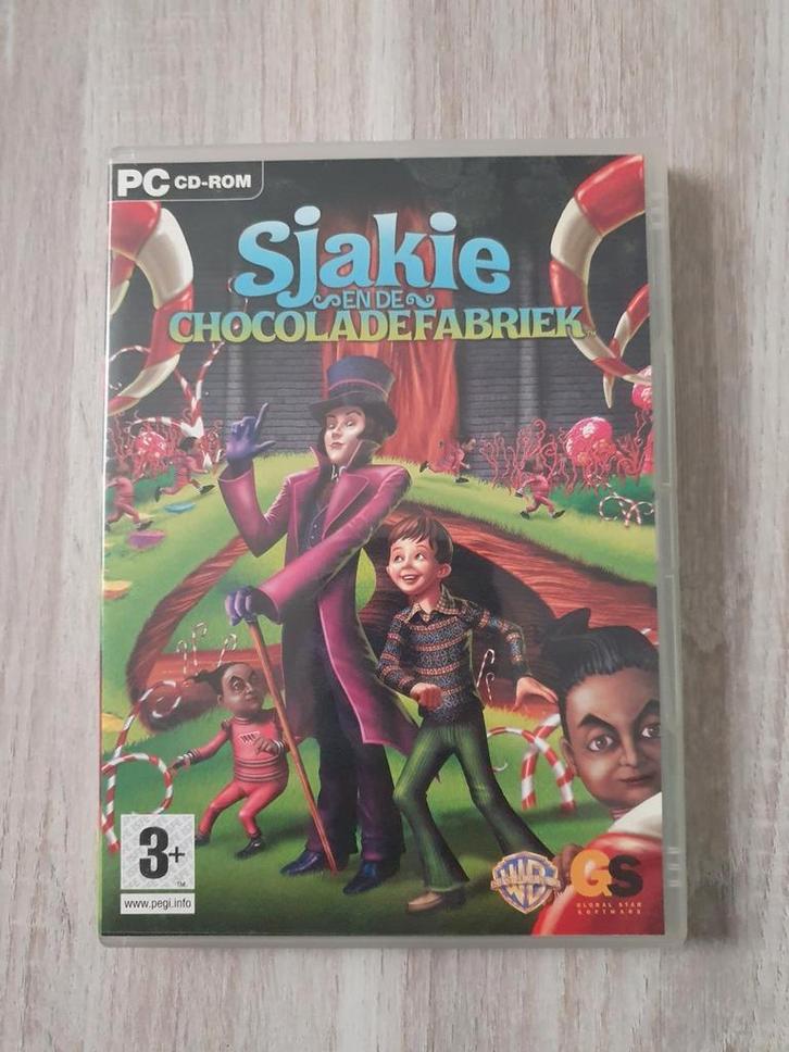 Sjakie en de Chocoladefabriek PC CD-ROM, Spelcomputers en Games, Games | Pc, Gebruikt, Avontuur en Actie, 1 speler, Vanaf 3 jaar