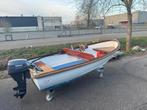 Leuke polyester sloep met 8 pk Yamaha 4-takt motor, Ophalen, Gebruikt, Tot 10 pk, 3 tot 6 meter