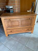 Houten ladekast / commode, Ophalen, Gebruikt, 100 tot 150 cm, 1 of 2 laden