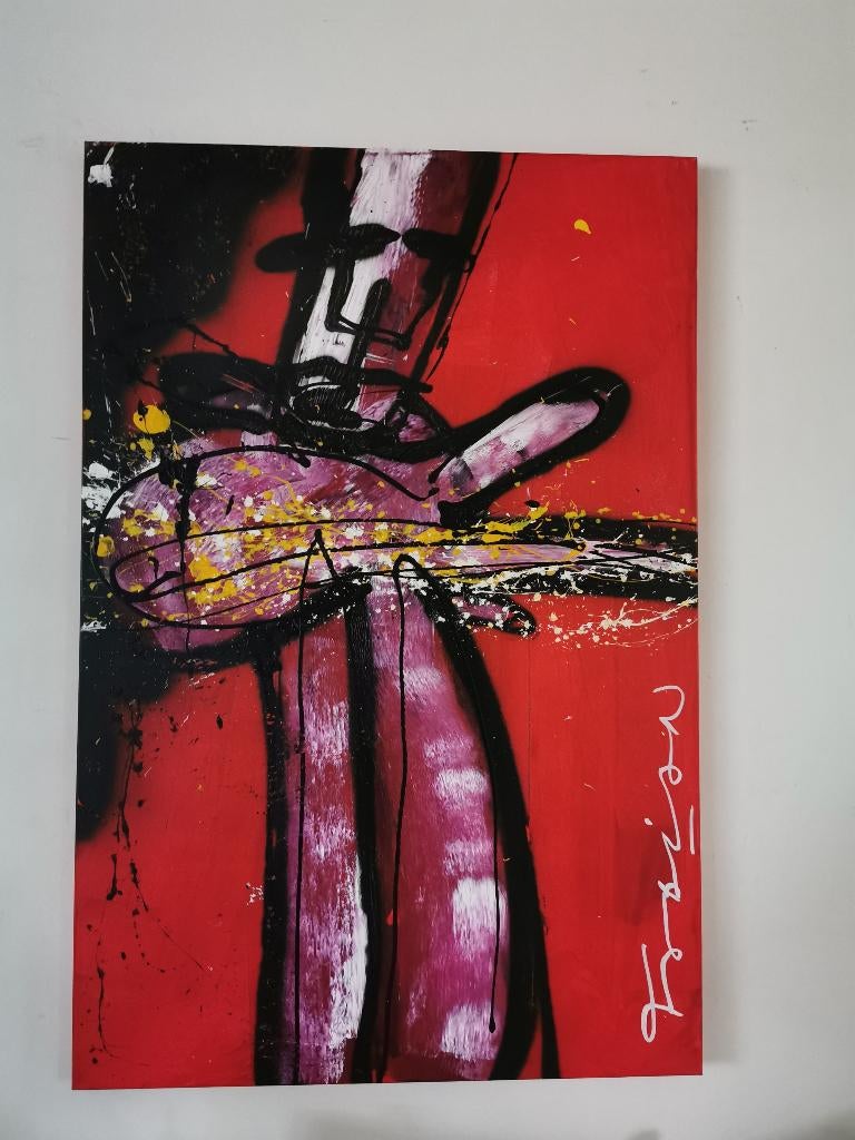 Purple Haze (herman Brood)  Met Certificaat van Fabian, Ophalen