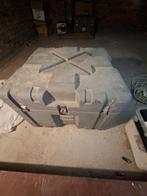 Robuuste transportkist / opbergkist - Grijs, Ophalen, Gebruikt, Metaal