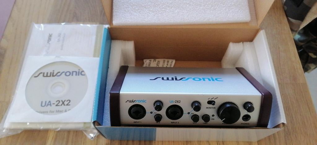 Interface Geluidskaart SWISSONIC UA-2x2, Computers en Software, Geluidskaarten, Zo goed als nieuw, Extern, Verzenden