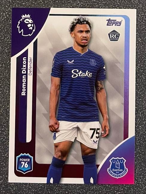 Topps Premier League 25/26    ROOKIE CARD   DIXON   EVERTON, Verzenden, Zo goed als nieuw, Plaatje