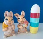 Retro haasjes/plus Sarvis Finland eierdopjes, Ophalen of Verzenden, Gebruikt