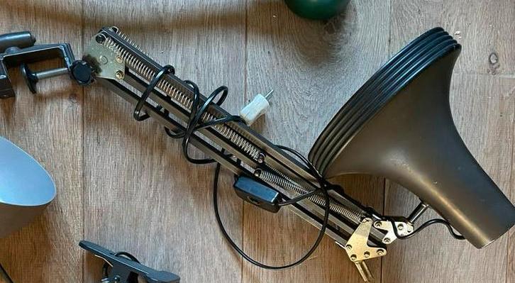 Vintage schaarlamp jaren 70, Verzamelen, Ophalen of Verzenden