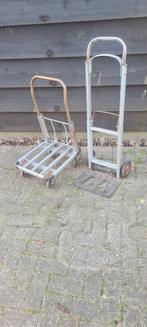 Steekwagen en transportkar , opklapbaar. Samen 15 euro., 60 tot 80 liter, Ophalen, Steekwagen