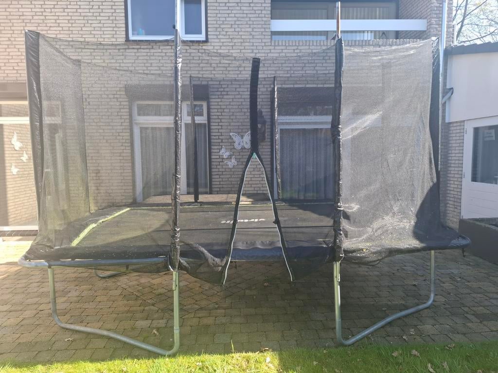 Trampoline 3.60 x 2.40 m - Gebruikt maar weinig gebruikt, Kinderen en Baby's, Speelgoed | Buiten | Trampolines, Ophalen