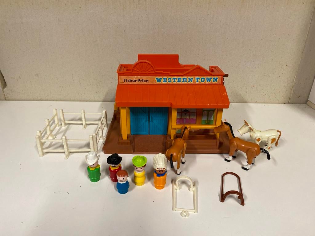 Fisher-Price Little People Western Town #934 (1982), 636 Girard Avenue, East Aurora, New York 14052, USA, Ophalen of Verzenden