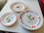 11 borden World of Jet Ter Steege aardbei Strawberry, Huis en Inrichting, Keuken | Servies, Ophalen of Verzenden, Porselein, Overige stijlen