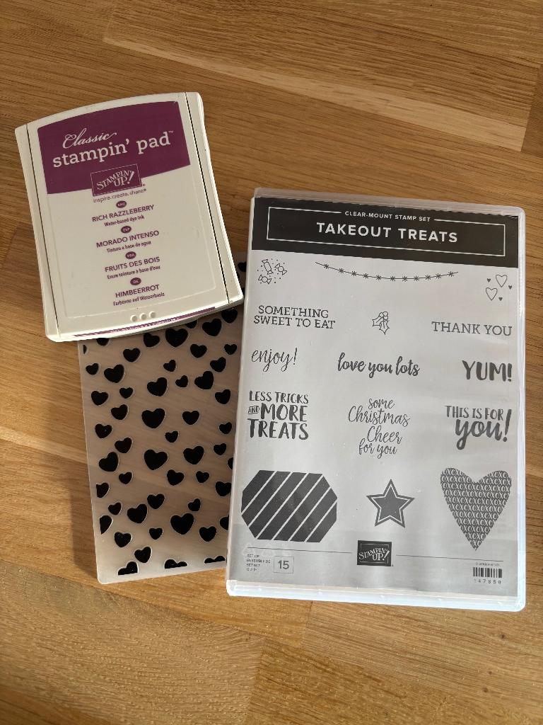 Stampin' Up! | Takeout Treats, Ophalen of Verzenden, Nieuw, EZ-mounted stempel