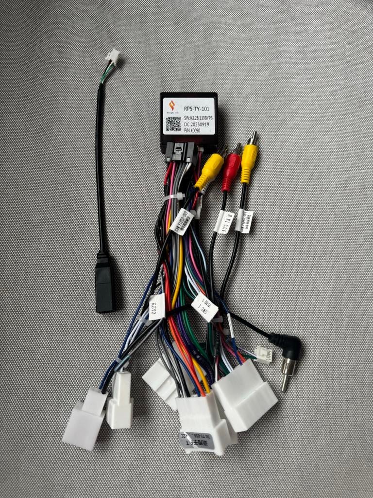 RP5-TY-101 CAN Bus Adapter Kabelboom voor Toyota, Ophalen of Verzenden, Nieuw, Toyota