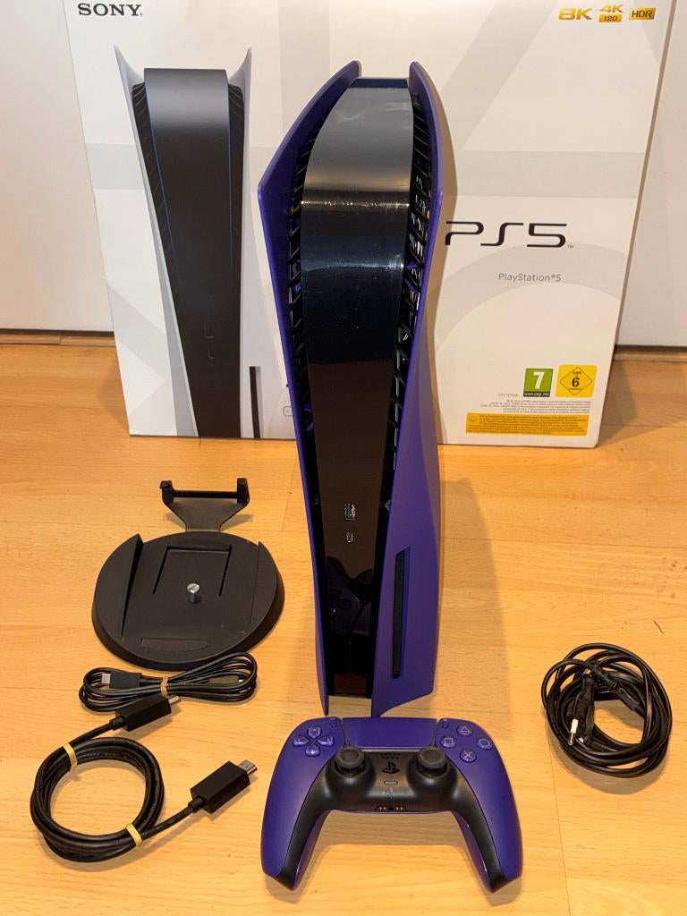 PlayStation 5 Disc Edition Purple Shell + Controller (825GB), Spelcomputers en Games, Spelcomputers | Sony PlayStation 5, Ophalen