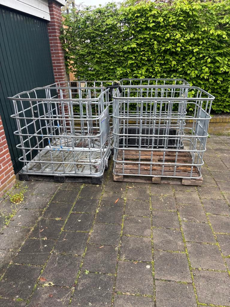 IBC krattem IBC containers houtkratten, Tuin en Terras, Haardhout, Ophalen
