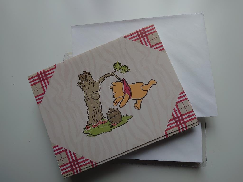 briefpapier kaarten Winnie the Pooh, Verzenden, Winnie de Poeh of vrienden, Nieuw, Papier, Kaart of Schrift