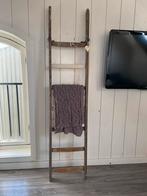 Decoratie ladder, oude brocante ladder, geleefd hout, Ophalen of Verzenden