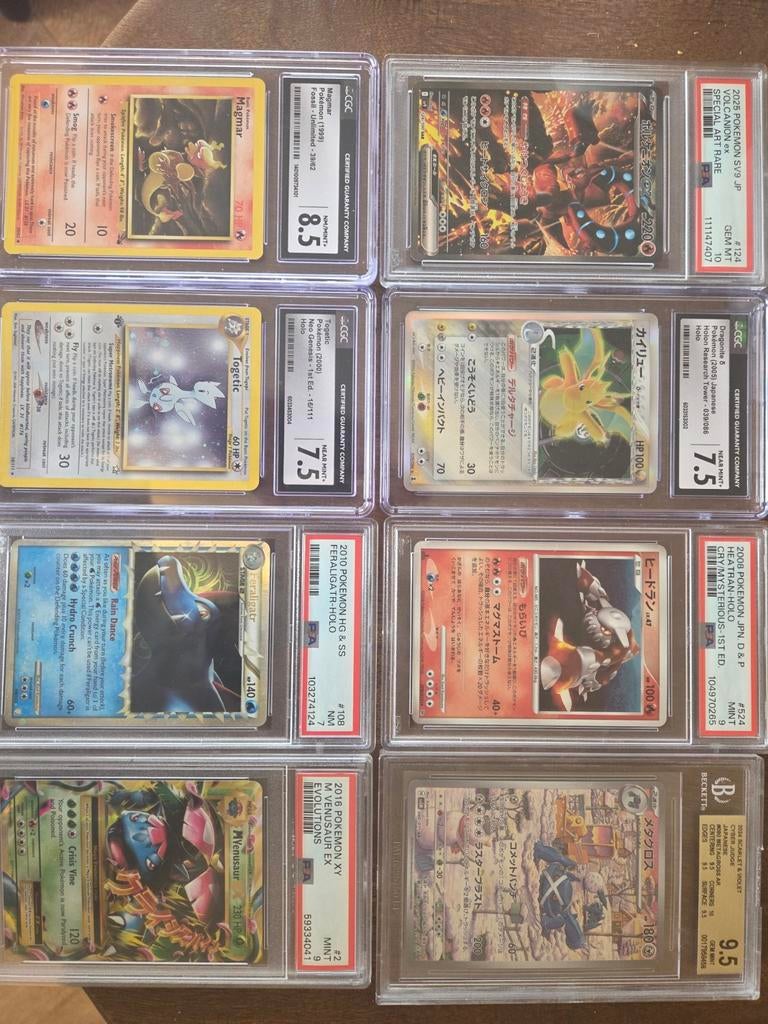 Pokémon Graded Kaarten Collectie - Diverse PSA/CGC, Ophalen of Verzenden