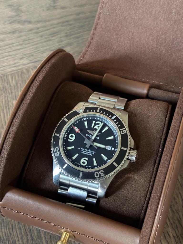 Breitling Superocean 2021 - 44mm, Ophalen of Verzenden, Zo goed als nieuw, Staal, Breitling