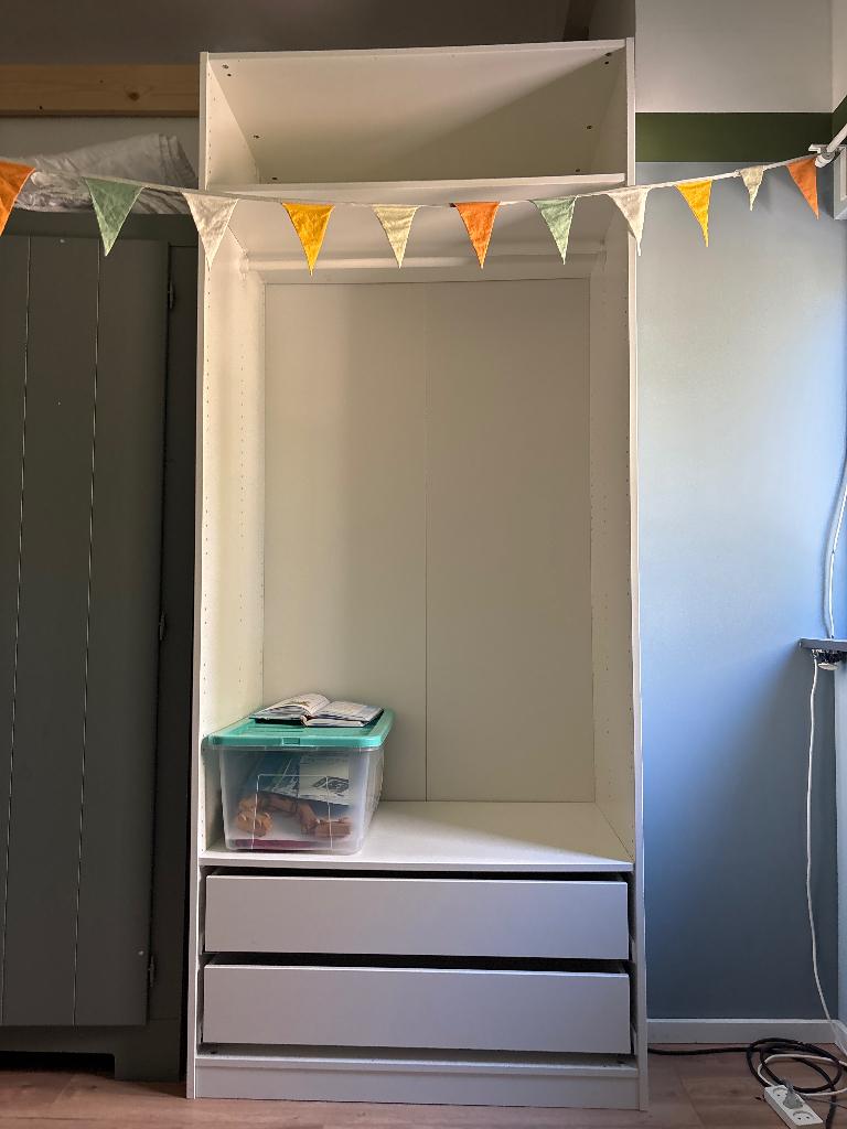 Pax inbouw kast hanggedeelte lades, Ophalen, Gebruikt, 50 tot 100 cm, Overige houtsoorten