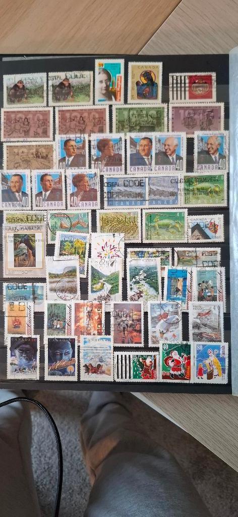 Canada Gestempeld in album/binder - 30 bladen 2/2 LEES!!!, Postzegels en Munten, Postzegels | Amerika, Gestempeld, Noord-Amerika