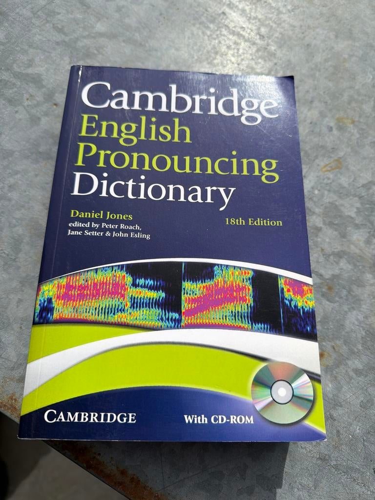 Cambridge English Pronouncing Dictionary 18th Edition, Ophalen of Verzenden, Gelezen, Overige uitgevers, Engels