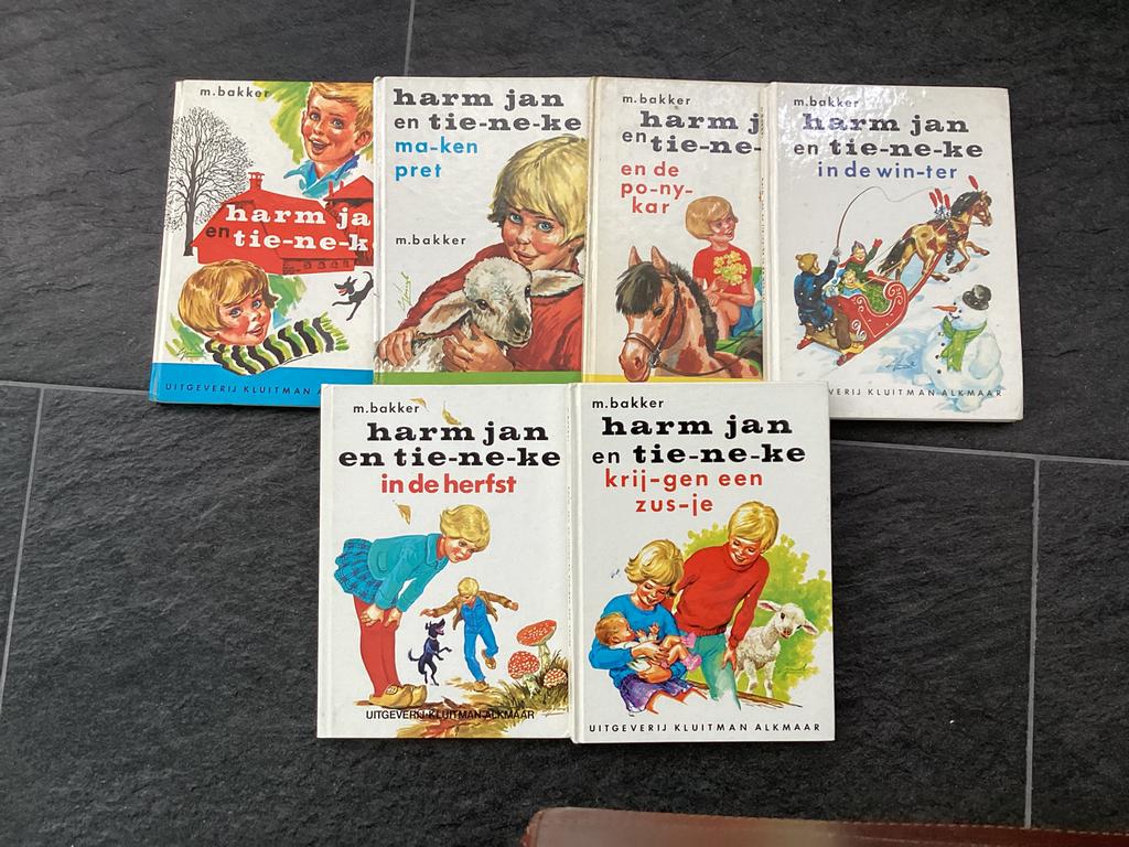 Kinderboekjes Harm Jan en Tieneke., Ophalen of Verzenden