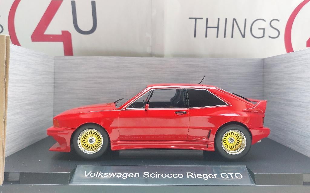 MCG 1:18 Volkswagen Scirocco Rieger GTO rood nieuw, Hobby en Vrije tijd, Ophalen of Verzenden, Nieuw, Auto, Overige merken
